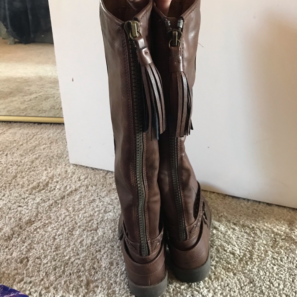 Brown boots